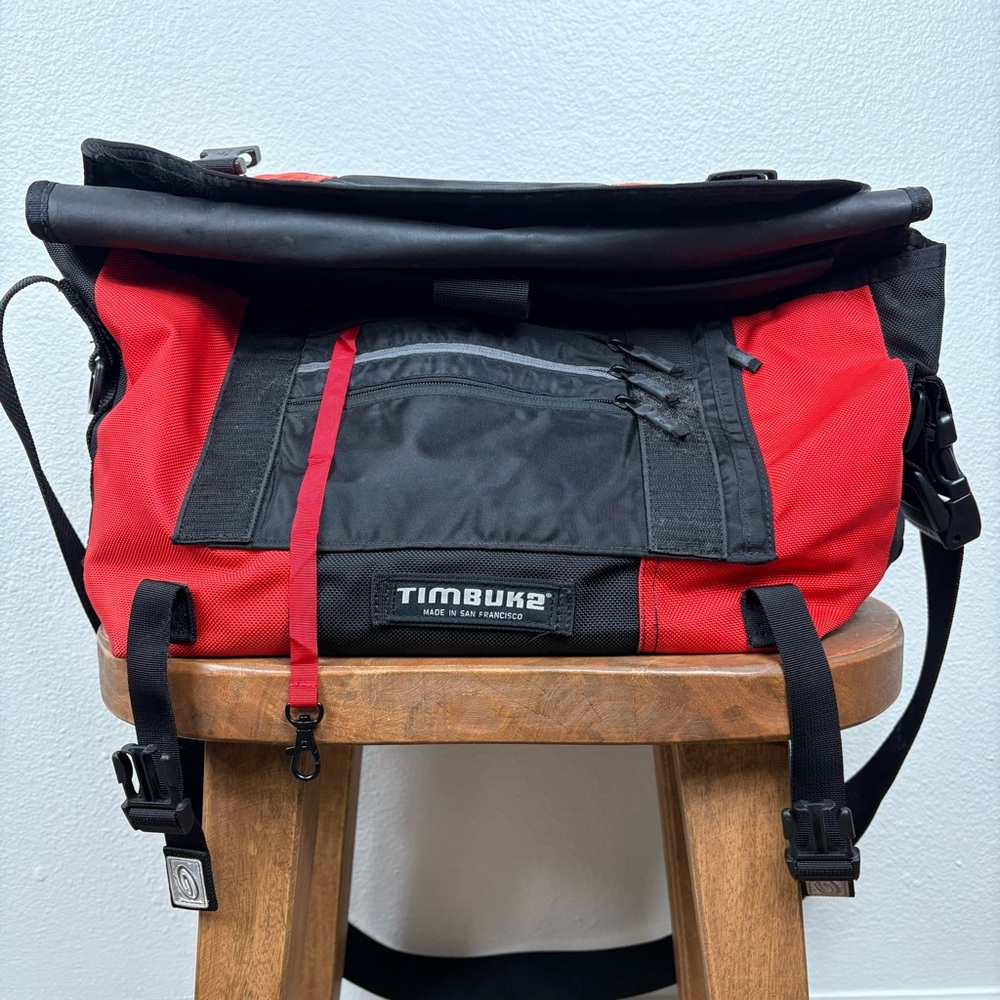 Timbuk2 Red and Black Classic Messenger Bag - Picture 7 of 14